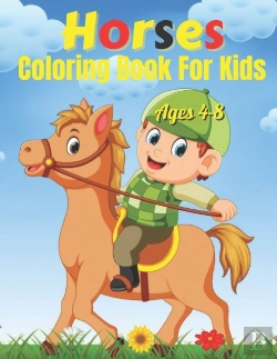 Bertrand.pt - Horses Coloring Book For Kids Ages 4-8