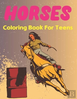 Bertrand.pt - Horses Coloring Book For Teens