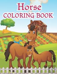 Horses Coloring Book