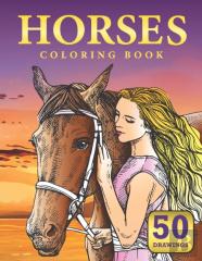 Horses Coloring Book