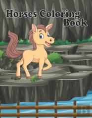 Horses Coloring Book