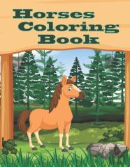 Horses Coloring Book