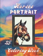 Horses Portrait Colouring Book