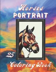 Horses Portrait Colouring Book