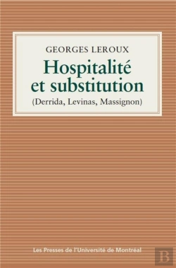 Bertrand.pt - Hospitalite Et Substitution - Derrida, Levinas, Massignon