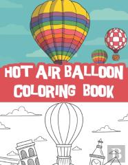 Hot Air Balloon Coloring Book
