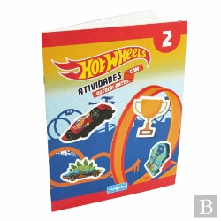 Bertrand.pt - Hot Wheels - Atividades com Autocolantes N.º 2