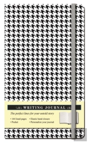 Houndstooth Black And White Journal