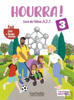 Bertrand.pt - Hourra ! 3 : Fle ; Pack Livre De L'Élève + Version Numérique ; A2.1