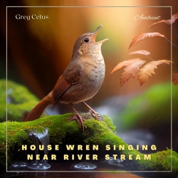 Bertrand.pt - House Wren Singing Near River Stream