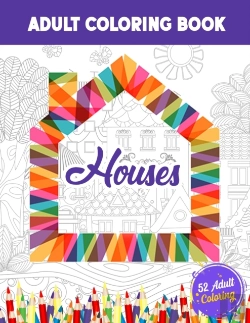 Bertrand.pt - Houses Adults Coloring Book