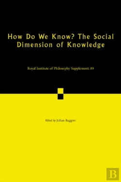 Bertrand.pt - How Do We Know? The Social Dimension Of Knowledge: Volume 89