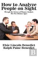 How To Analyze People On Sight