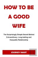 How To Be A Good Wife