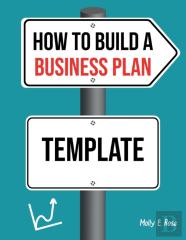 How To Build A Business Plan Template
