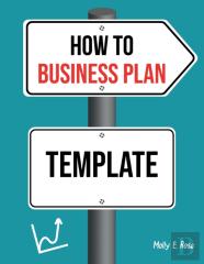 How To Business Plan Template