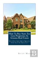 How To Buy State Tax Lien Properties In Arizona Real Estate