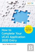 How To Complete Your Ucas Application 2020 Entry