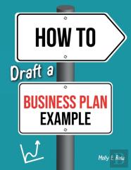 How To Draft A Business Plan Example