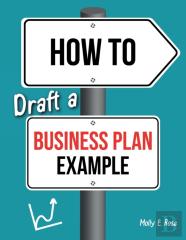How To Draft A Business Plan Example