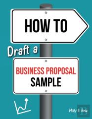 How To Draft A Business Proposal Sample