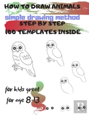 How To Draw Animals Simple Drawing Method Step By Step 100 Templates Inside