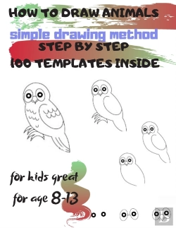 Bertrand.pt - How To Draw Animals Simple Drawing Method Step By Step 100 Templates Inside
