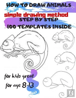 Bertrand.pt - How To Draw Animals Simple Drawing Method Step By Step 100 Templates Inside