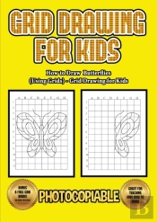 How To Draw Butterflies (Using Grids) - Grid Drawing For Kids