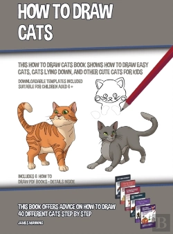 Bertrand.pt - How To Draw Cats (This How To Draw Cats Book Shows How To Draw Easy Cats, Cats Lying Down, And Other Cute Cats For Kids)