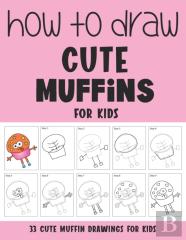 How To Draw Cute Muffins For Kids