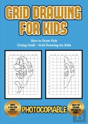 How To Draw Fish (Using Grid) - Grid Drawing For Kids