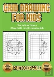 How To Draw Flowers (Using Grid) - Grid Drawing For Kids