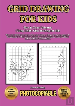 Bertrand.pt - How To Draw Unicorns (Using Grids) Grid Drawing For Kids