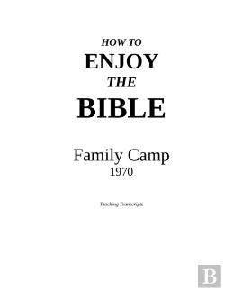 Bertrand.pt - How To Enjoy The Bible