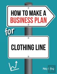 How To Make A Business Plan For Clothing Line
