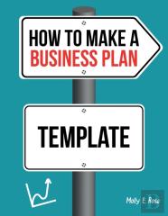 How To Make A Business Plan Template