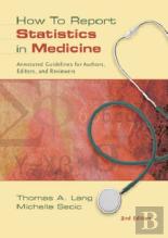 How To Report Statistics In Medicine