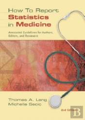 How To Report Statistics In Medicine