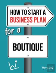 How To Start A Business Plan For A Boutique