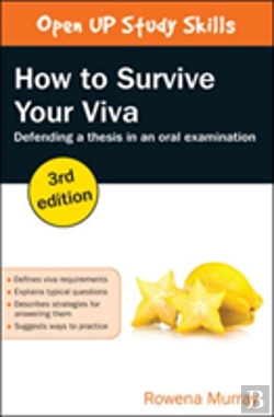 Bertrand.pt - How To Survive Your Viva: Defending A Thesis In An Oral Examination