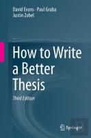 How To Write A Better Thesis