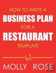 How To Write A Business Plan For A Restaurant Template