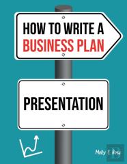 How To Write A Business Plan Presentation