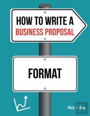 How To Write A Business Proposal Format