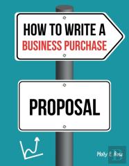 How To Write A Business Purchase Proposal