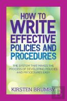 How To Write Effective Policies And Procedures