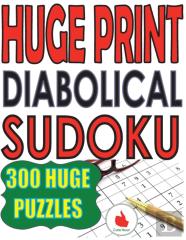 Huge Print Diabolical Sudoku