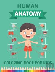 Human Anatomy Coloring Book For Kids