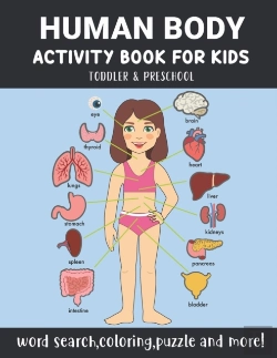 Bertrand.pt - Human Body Activity Book For Kids Toddler & Preschool